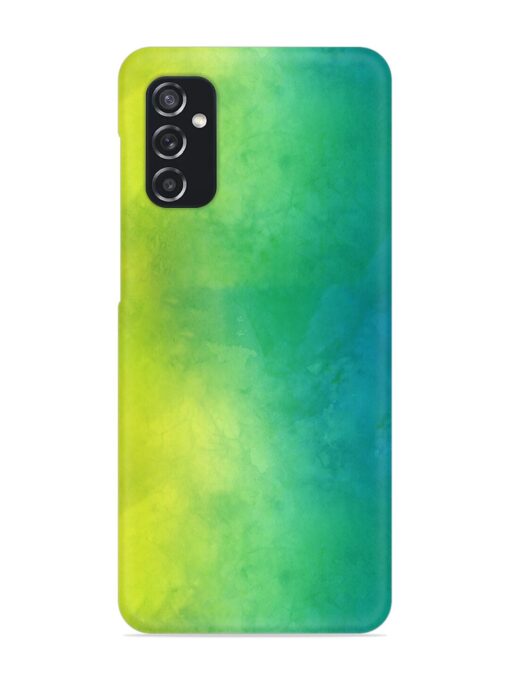 Yellow Green Gradient Snap Case for Samsung Galaxy M52 (5G) Zapvi