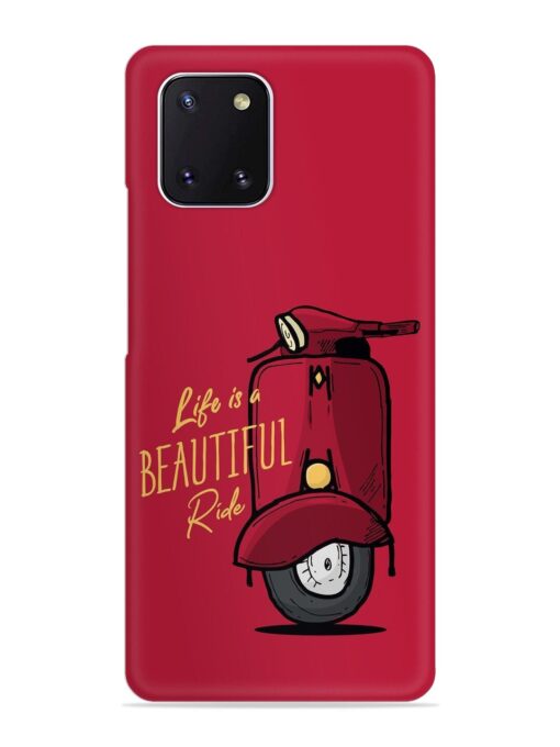 Life Is Beautiful Rides Snap Case for Samsung Galaxy Note 10 Lite Zapvi