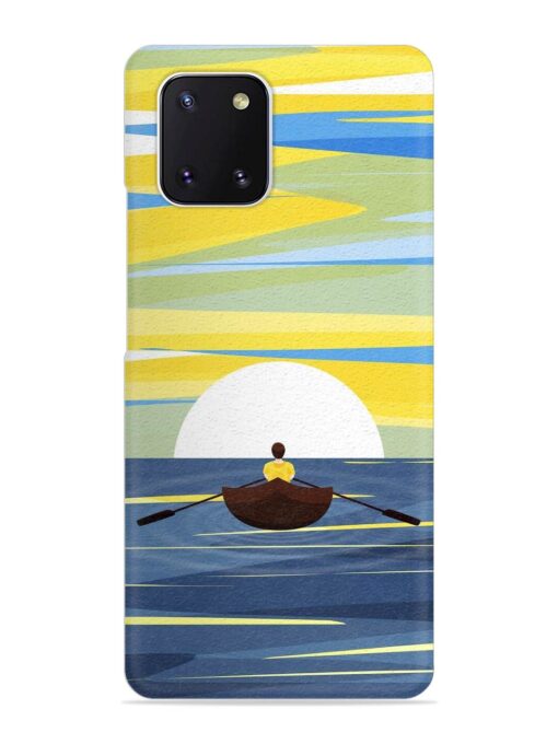 Rowing Person Ferry Paddle Snap Case for Samsung Galaxy Note 10 Lite Zapvi
