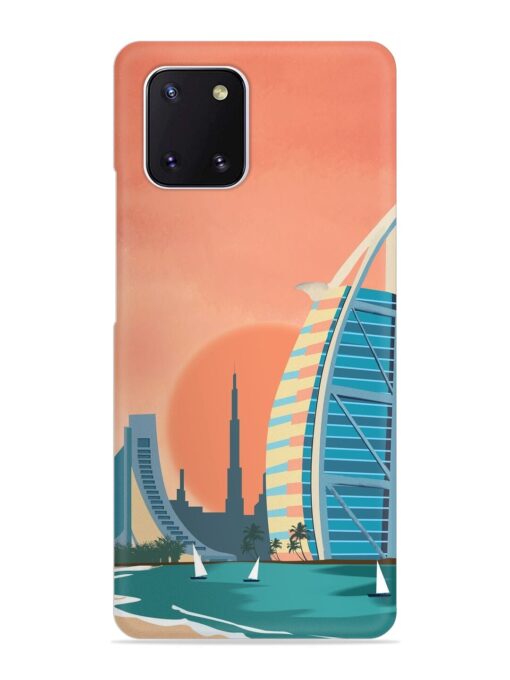 Dubai Architectural Scenery Snap Case for Samsung Galaxy Note 10 Lite Zapvi