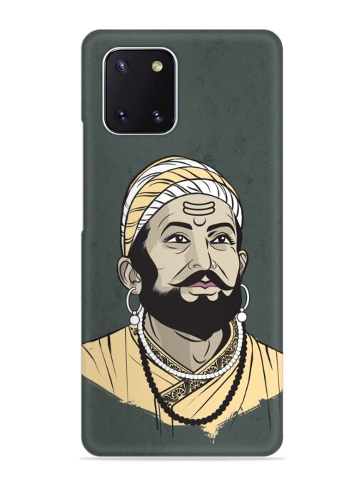 Shivaji Maharaj Vector Art Snap Case for Samsung Galaxy Note 10 Lite Zapvi