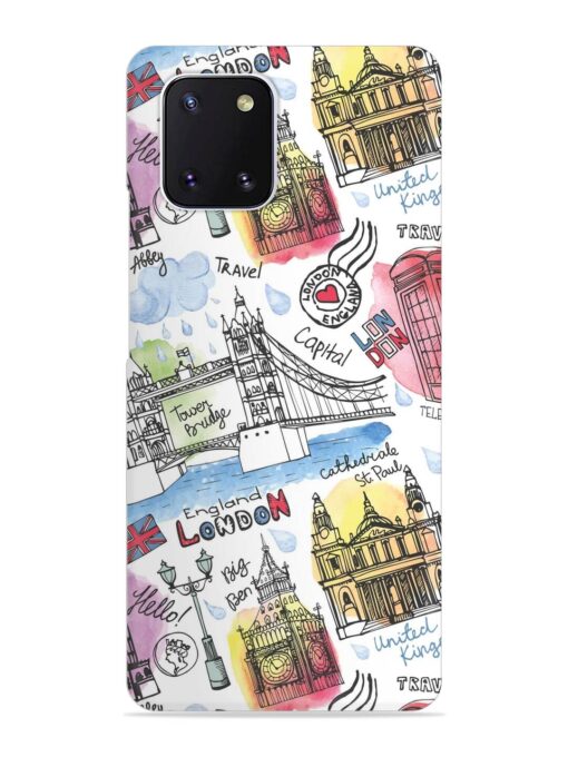 Vector London Landmark Snap Case for Samsung Galaxy Note 10 Lite Zapvi