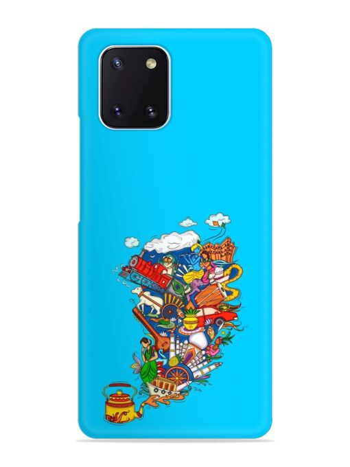 Vector Design Indian Snap Case for Samsung Galaxy Note 10 Lite Zapvi