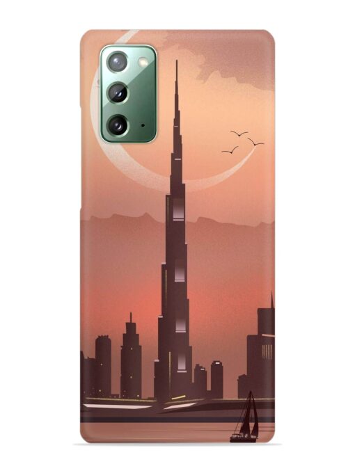 Landmark Burj Khalifa Snap Case for Samsung Galaxy Note 20 Zapvi