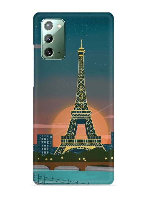 Scenery Architecture France Paris Snap Case for Samsung Galaxy Note 20 Zapvi