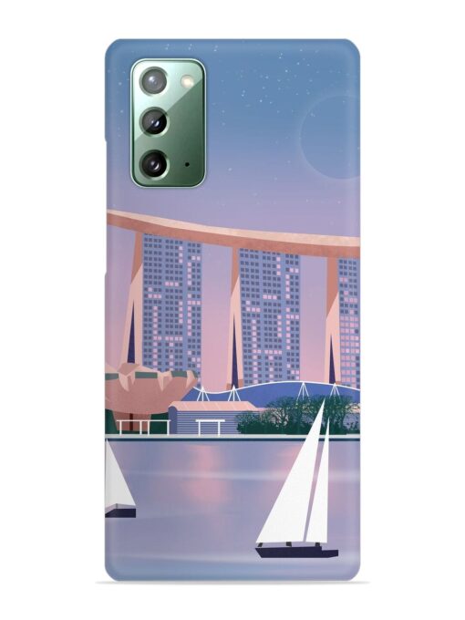 Singapore Scenery Architecture Snap Case for Samsung Galaxy Note 20 Zapvi