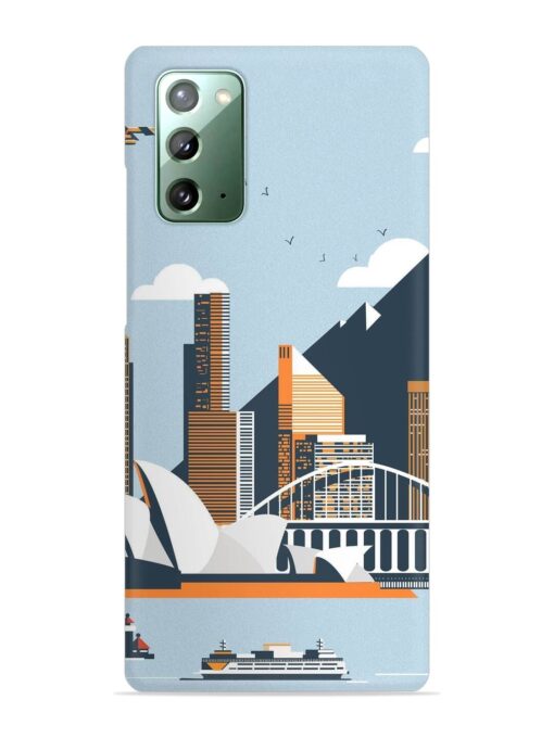 Sydney Opera Landscape Snap Case for Samsung Galaxy Note 20 Zapvi