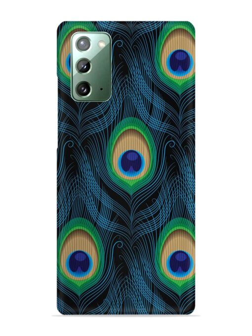 Seamless Pattern Peacock Snap Case for Samsung Galaxy Note 20 Zapvi