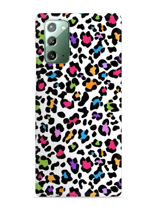 Seamless Leopard Pattern Snap Case for Samsung Galaxy Note 20 Zapvi