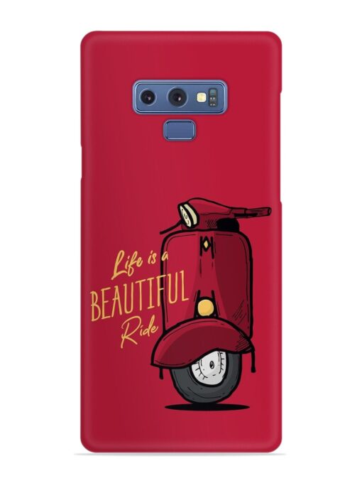 Life Is Beautiful Rides Snap Case for Samsung Galaxy Note 9 Zapvi