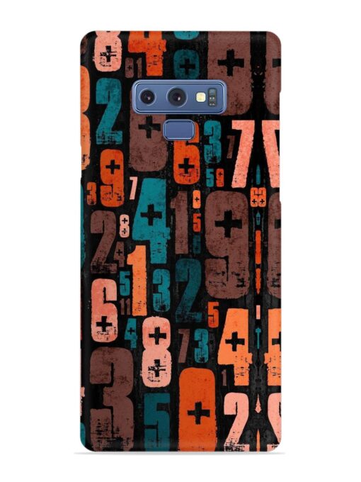 0 To 9 Art Snap Case for Samsung Galaxy Note 9 Zapvi