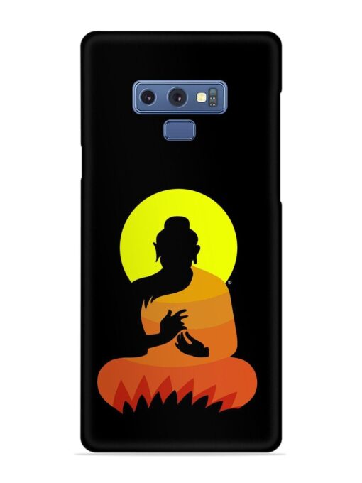 Buddha Art Black Snap Case for Samsung Galaxy Note 9 Zapvi