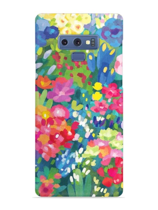 Watercolor Flower Art Snap Case for Samsung Galaxy Note 9 Zapvi