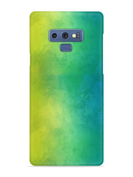 Yellow Green Gradient Snap Case for Samsung Galaxy Note 9 Zapvi
