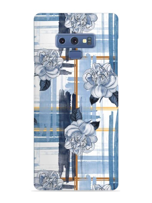 Watercolor Pattern Rose Snap Case for Samsung Galaxy Note 9 Zapvi