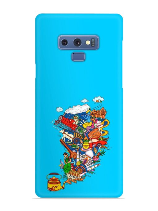 Vector Design Indian Snap Case for Samsung Galaxy Note 9 Zapvi