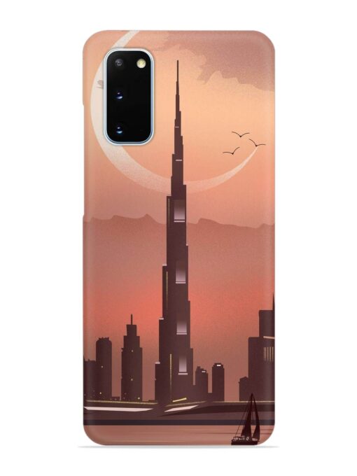 Landmark Burj Khalifa Snap Case for Samsung Galaxy S20 Zapvi