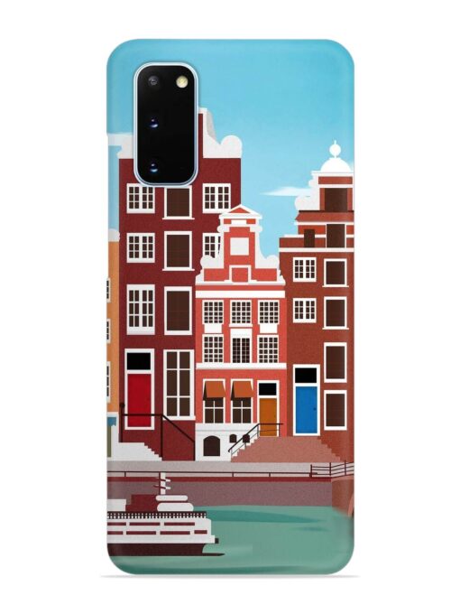 Scenery Architecture Amsterdam Landscape Snap Case for Samsung Galaxy S20 Zapvi