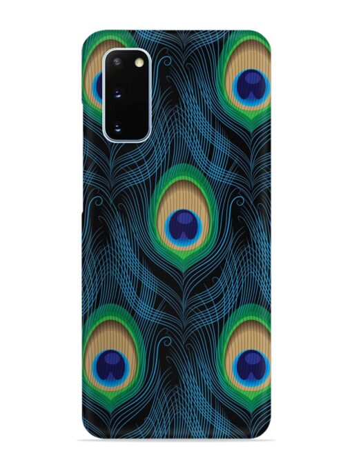 Seamless Pattern Peacock Snap Case for Samsung Galaxy S20 Zapvi