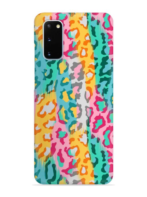 Seamless Vector Colorful Snap Case for Samsung Galaxy S20 Zapvi
