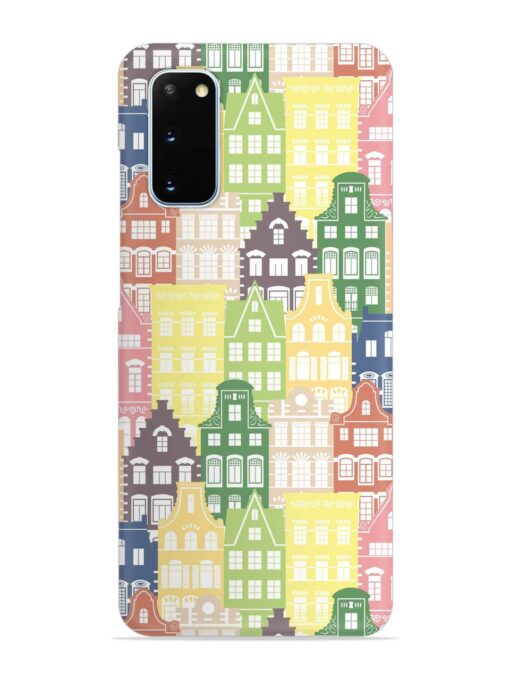 Seamless Shapes Pattern Snap Case for Samsung Galaxy S20 Zapvi