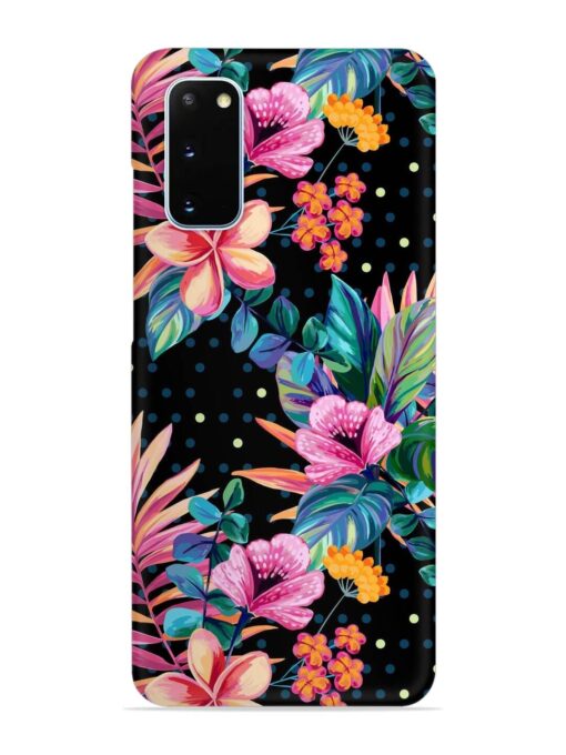 Seamless Floral Pattern Snap Case for Samsung Galaxy S20 Zapvi