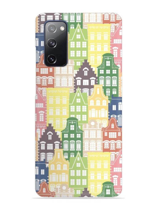 Seamless Shapes Pattern Snap Case for Samsung Galaxy S20 Fe (5G) Zapvi