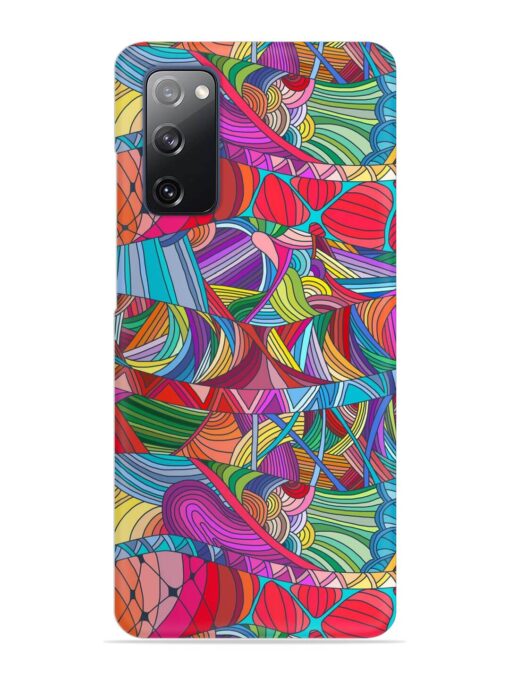 Seamless Patterns Hand Drawn Snap Case for Samsung Galaxy S20 Fe (5G) Zapvi