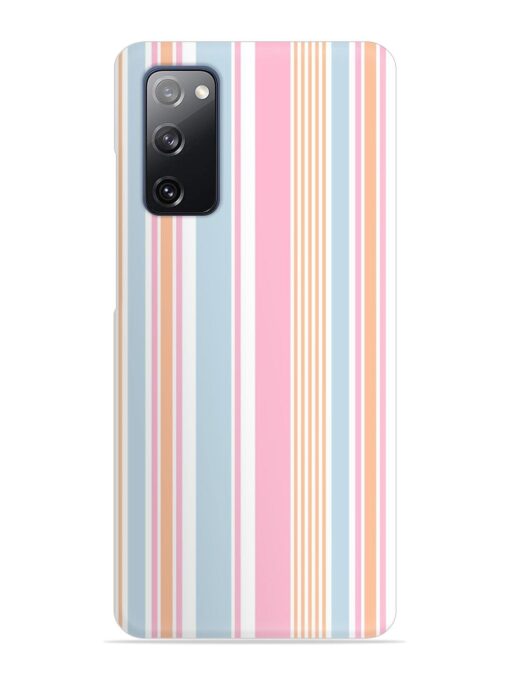 Stripe Seamless Pattern Snap Case for Samsung Galaxy S20 Fe (5G) Zapvi