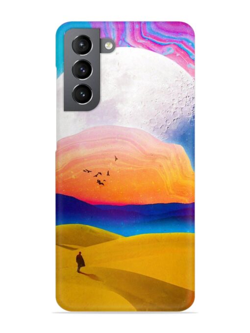 Sandy Desert Snap Case for Samsung Galaxy S21 (5G) Zapvi