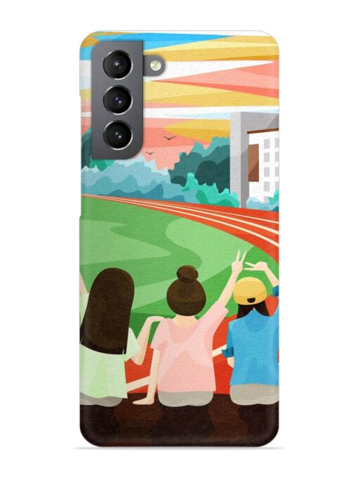 School Playground Snap Case for Samsung Galaxy S21 Plus Zapvi