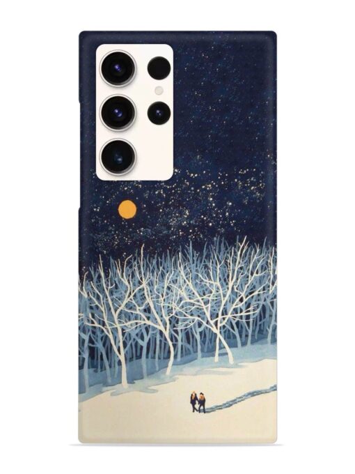 Full Moon Snowshoe Tour Snap Case for Samsung Galaxy S23 Ultra Zapvi