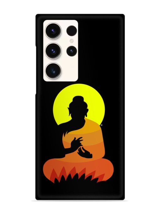 Buddha Art Black Snap Case for Samsung Galaxy S23 Ultra Zapvi