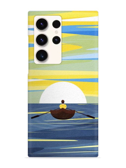Rowing Person Ferry Paddle Snap Case for Samsung Galaxy S23 Ultra Zapvi