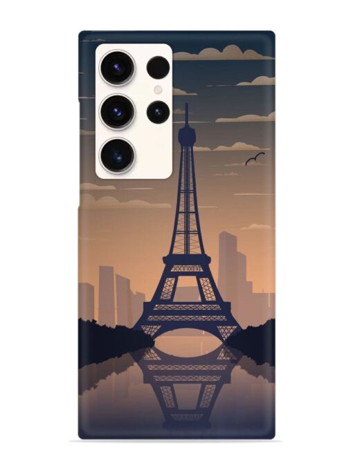 France Paris Eiffel Tower Gradient Snap Case for Samsung Galaxy S23 Ultra Zapvi