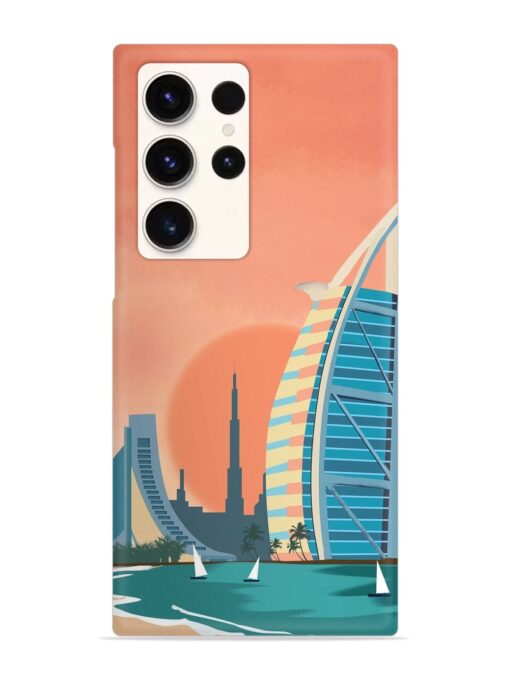 Dubai Architectural Scenery Snap Case for Samsung Galaxy S23 Ultra Zapvi