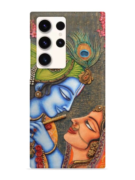 Lord Radha Krishna Flute Art Snap Case for Samsung Galaxy S23 Ultra Zapvi