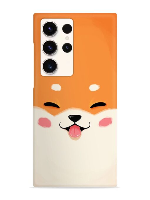 Happy Cat Art Snap Case for Samsung Galaxy S23 Ultra Zapvi