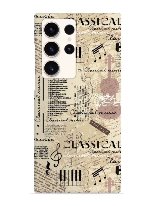 Classical Music Lpattern Snap Case for Samsung Galaxy S23 Ultra Zapvi