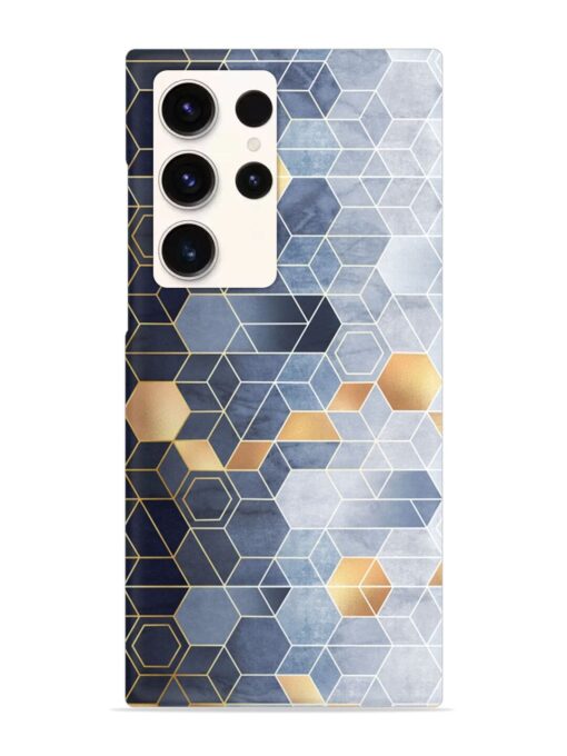Geometric Abstraction Hexagons Snap Case for Samsung Galaxy S23 Ultra Zapvi