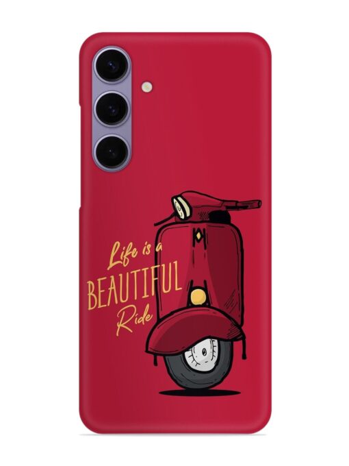 Life Is Beautiful Rides Snap Case for Samsung Galaxy S24 (5G) Zapvi