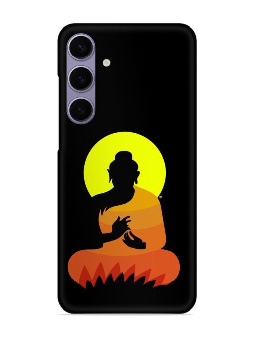 Buddha Art Black Snap Case for Samsung Galaxy S24 (5G) Zapvi