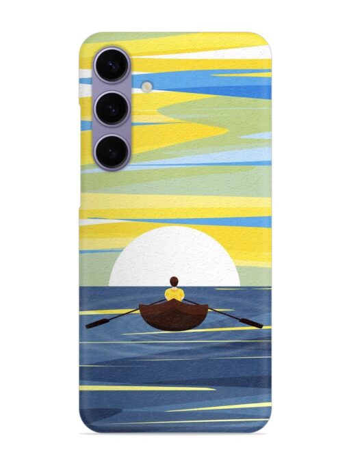 Rowing Person Ferry Paddle Snap Case for Samsung Galaxy S24 (5G) Zapvi