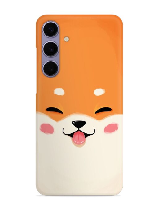 Happy Cat Art Snap Case for Samsung Galaxy S24 (5G) Zapvi