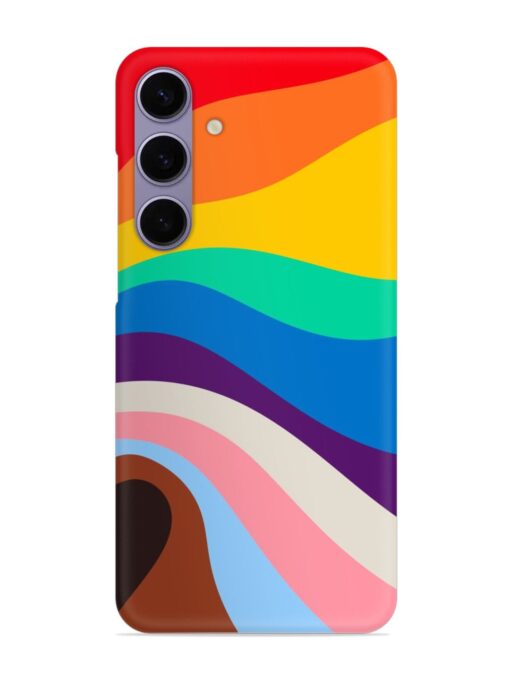 Minimal Pride Art Snap Case for Samsung Galaxy S24 (5G) Zapvi