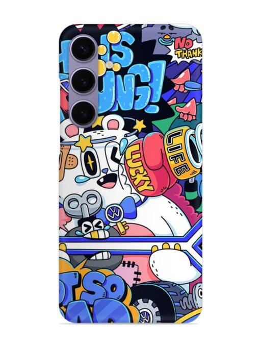Universal Doodle Snap Case for Samsung Galaxy S24 (5G) Zapvi