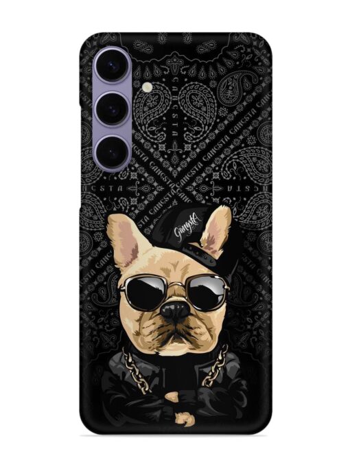 Gangsta Cool Sunglasses Dog Snap Case for Samsung Galaxy S24 (5G) Zapvi