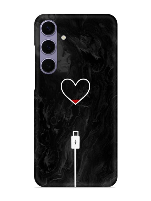 Heart Charging Vector Snap Case for Samsung Galaxy S24 (5G) Zapvi