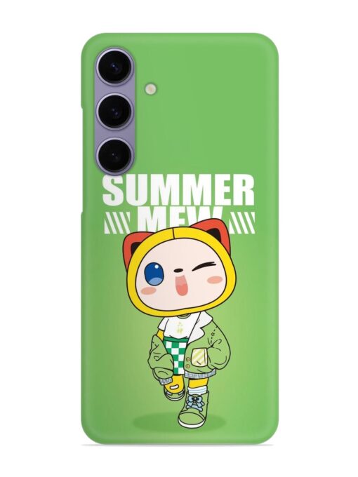 Summer Mew Snap Case for Samsung Galaxy S24 (5G) Zapvi