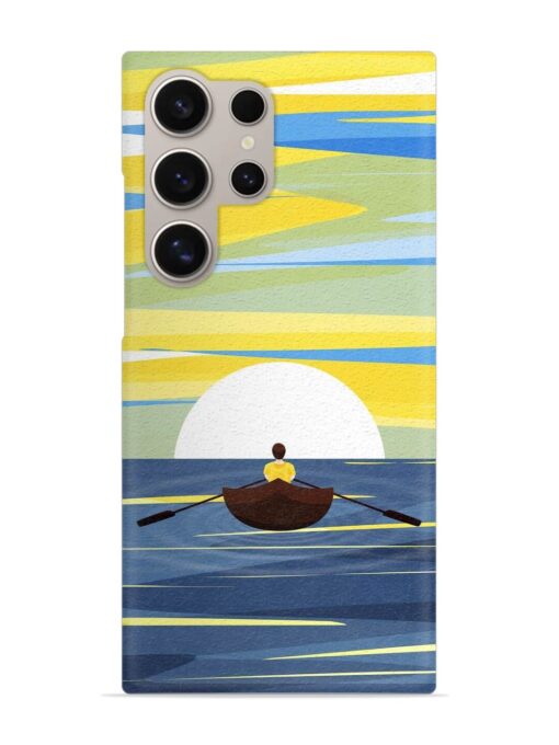 Rowing Person Ferry Paddle Snap Case for Samsung Galaxy S24 Ultra (5G) Zapvi